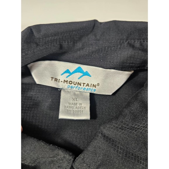 Tri mountain performance short sleeve button up Vented Fishing XL - Picture 2 of 6